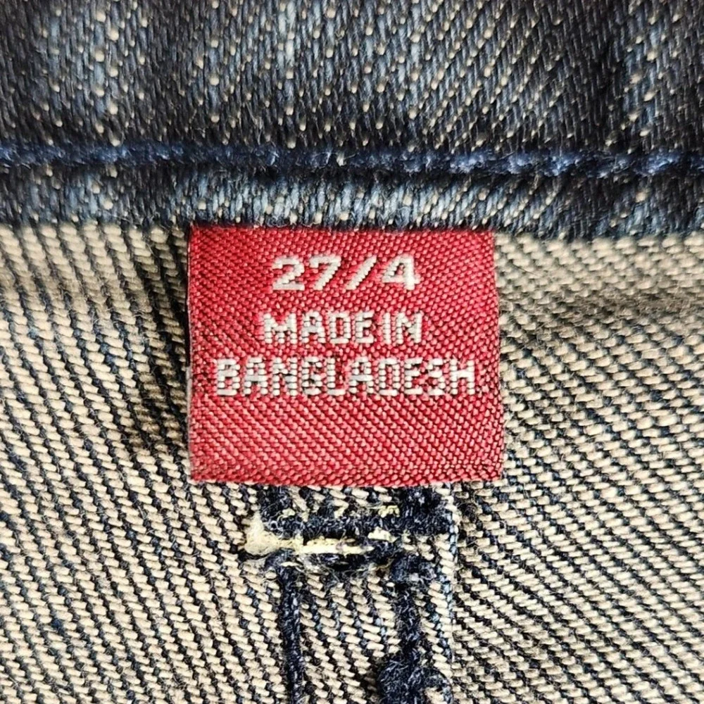 Banana Republic Bootcut Jeans‎ Men 27/4 Dark Wash Good Denim Pants 740082-00